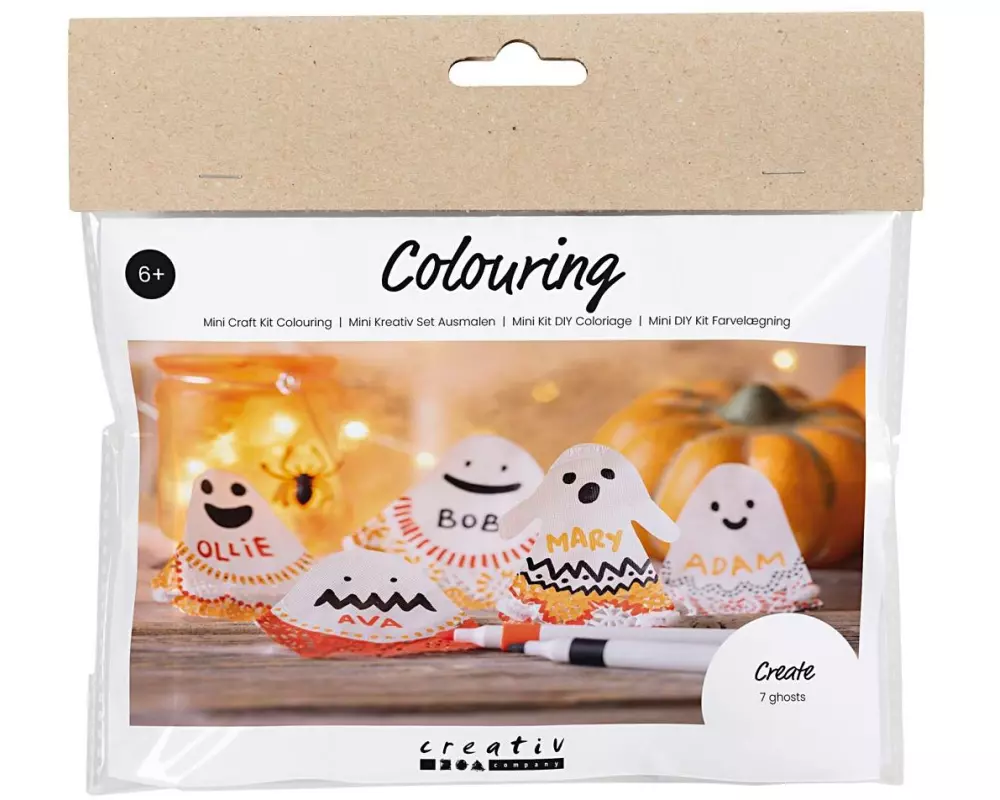 Creativ Company Bastelset Halloween Geister-Tischkarten