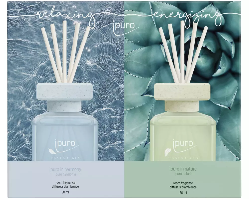 ipuro Duftstäbchen Geschenkset in harmony & nature 2 x 50 ml