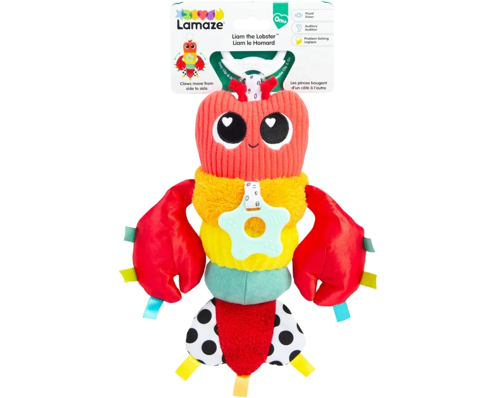 Tomy Clip & Go Greifling Liam der Hummer