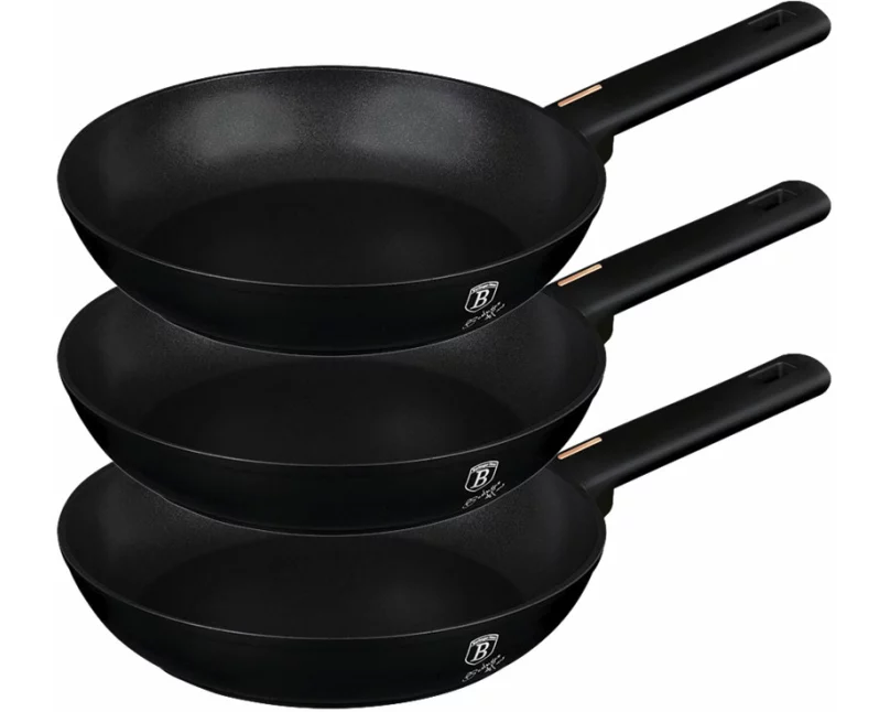 Berlinger Haus 3-teiliges Bratpfannen Set Ø 20/24/28cm Monaco Collection