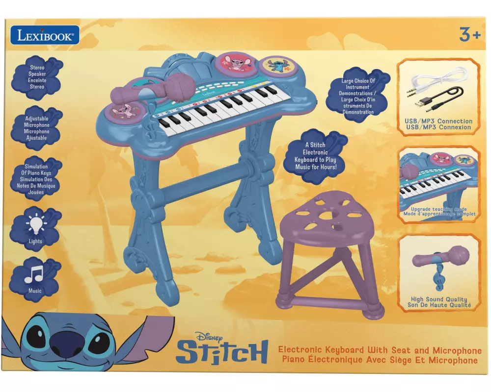 Lexibook Electronic keyboard Stitch Blau