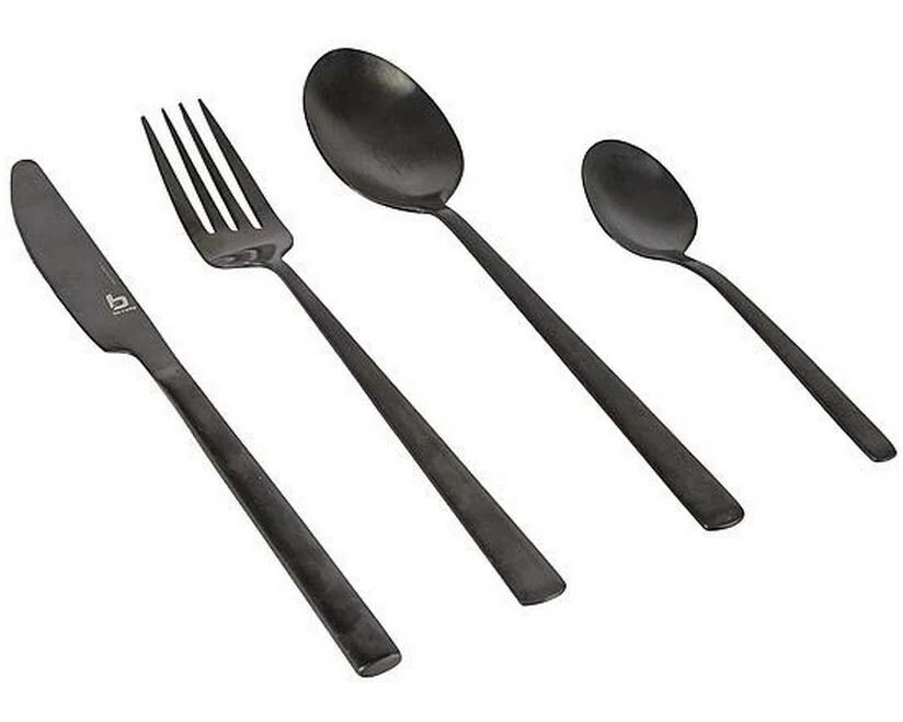 Bo-Camp Outdoor-Besteck-Set Fairbanks 16-tlg Schwarz