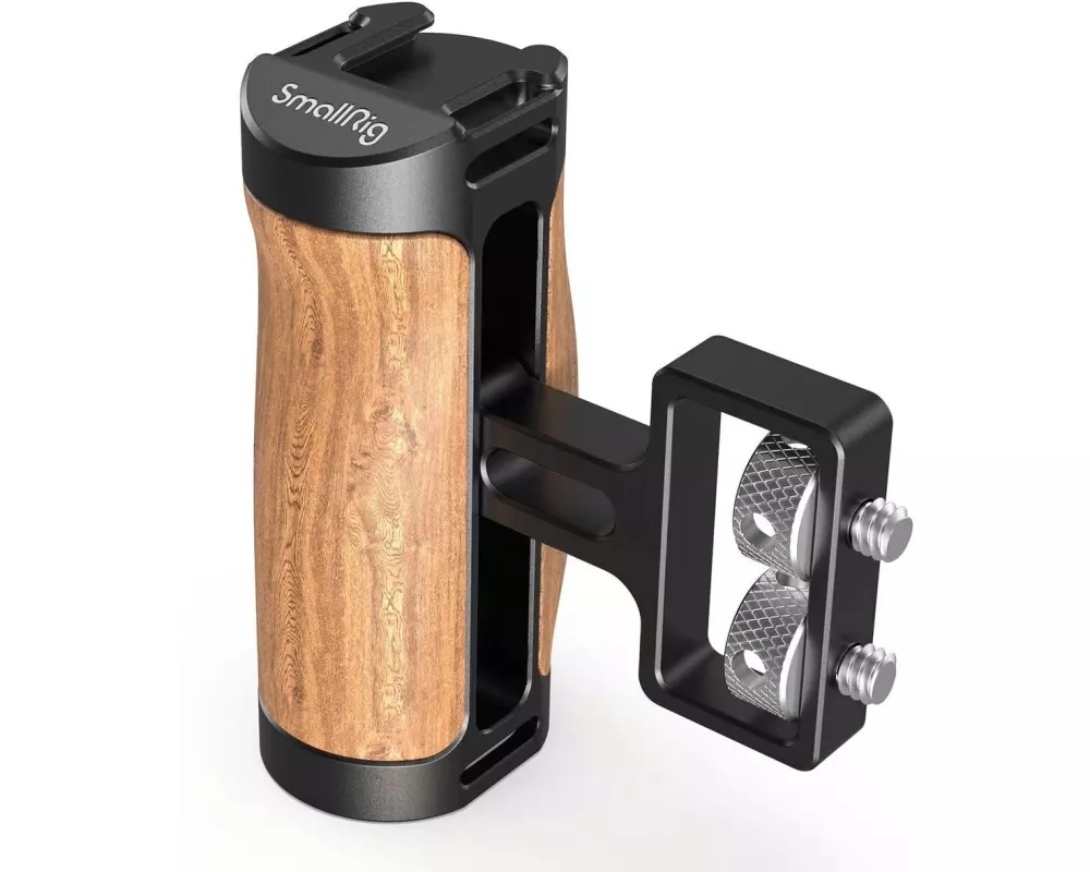 Smallrig Mini-Seitengriff aus Holz (1/4"-20 Schrauben)