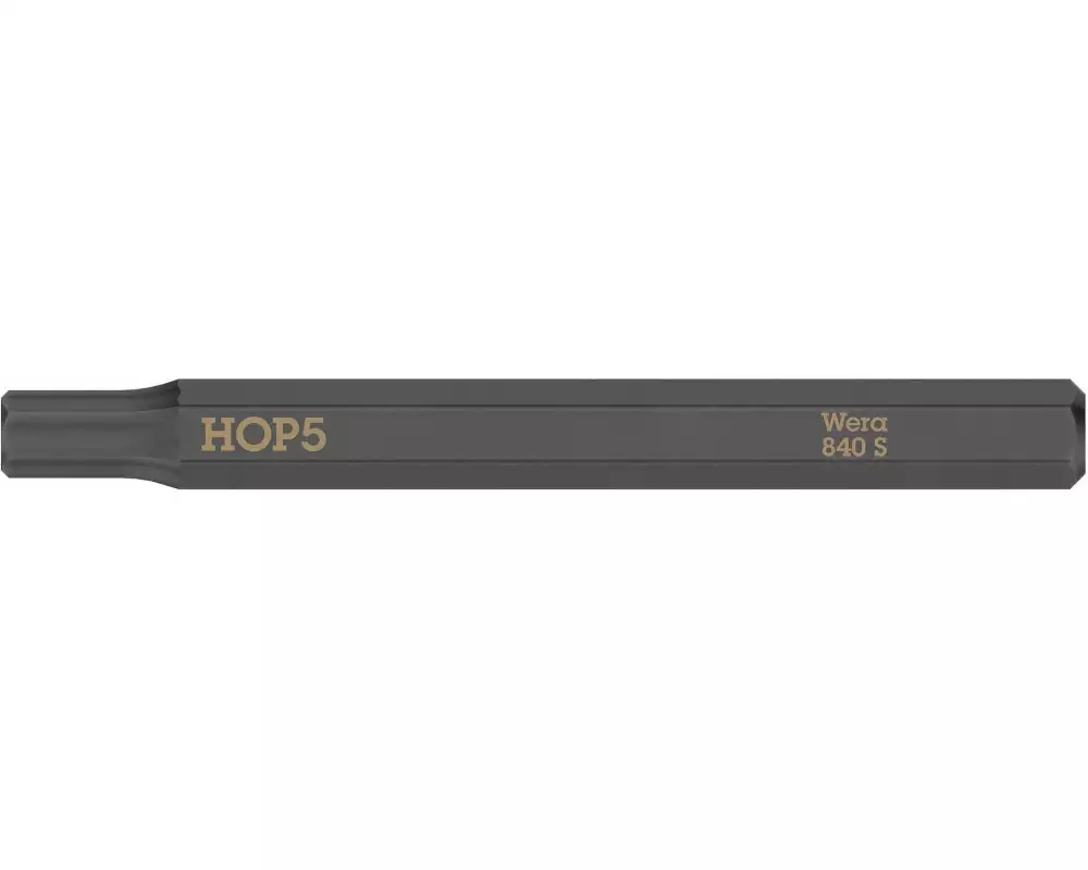Wera Bit 840 S Hex-Plus Innensechskant 5 mm, 1-teilig