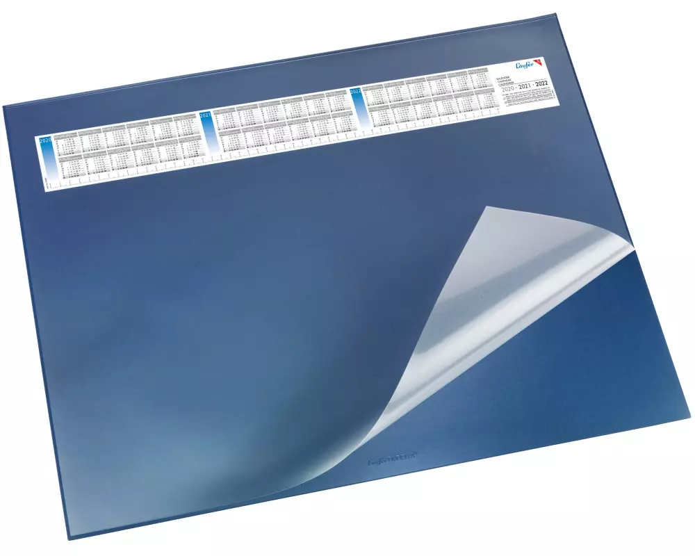 Läufer Schreibunterlage Durella DS 65 x 52 cm, Blau