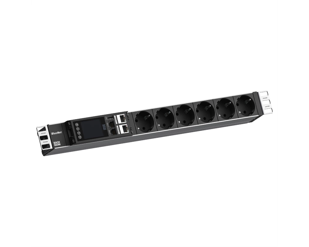 BACHMANN BN ESSENTIAL Metered 19", 6xCEE7/3 2,0m CEE7/7