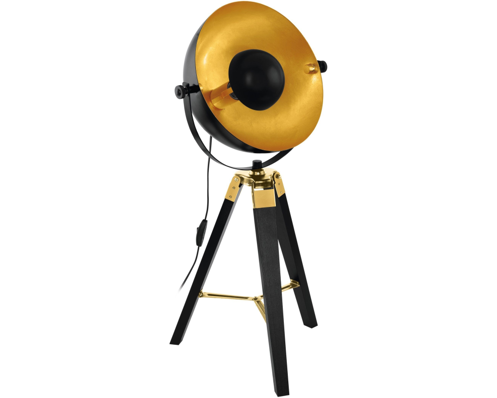 EGLO Tischleuchte COVALEDA 49617 schwarz