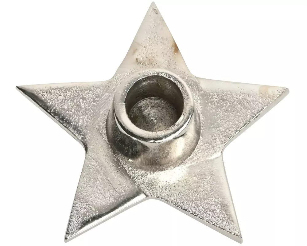 COCON Kerzenhalter Stern, Silber