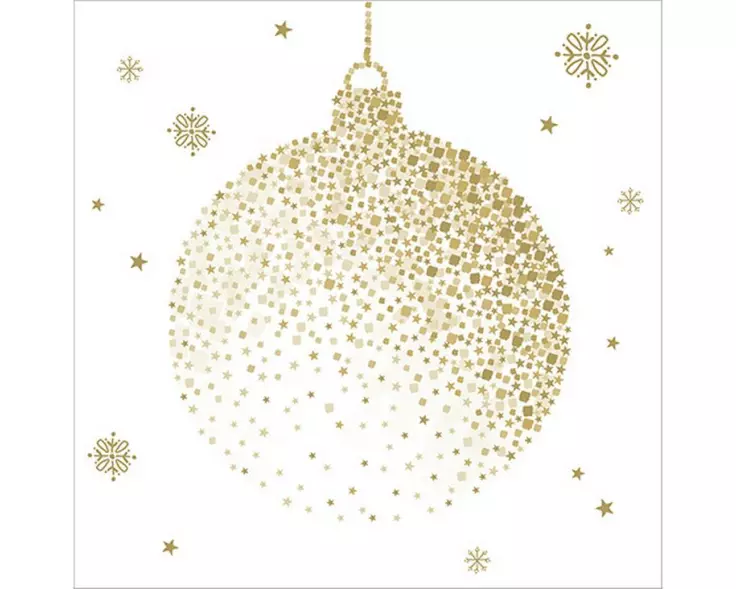 Braun + Company Servietten Atelier Festive Moment 33 x 33 cm, 20 Stück