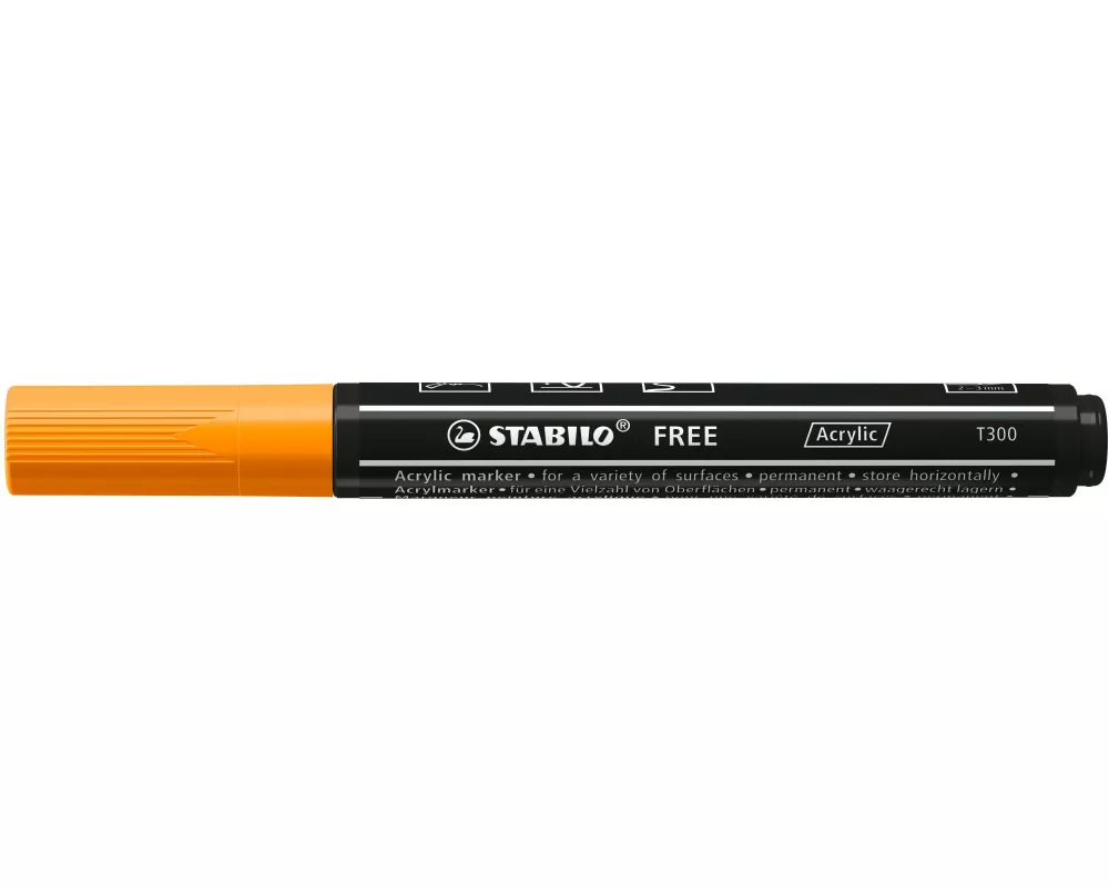 STABILO Acrylmarker Free Acrylic T300 Orange