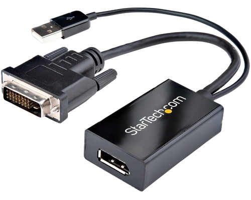 StarTech.com DVI to DisplayPort Adapter with USB Power