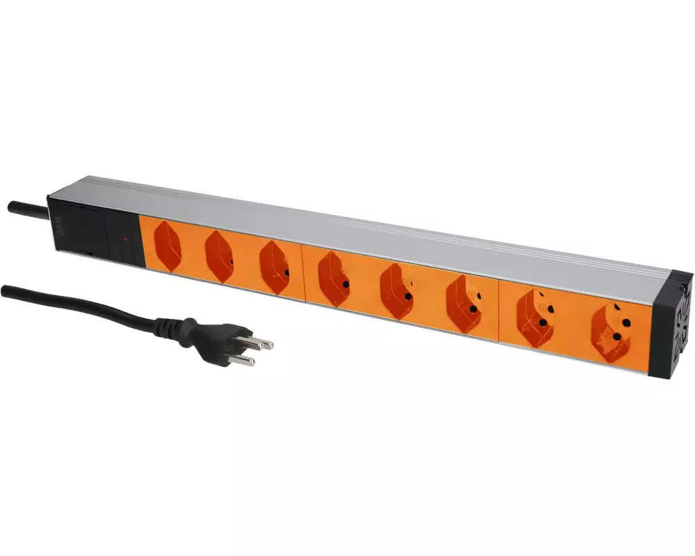 Max Hauri 19" PDU 8x T13, 1HE, Orange