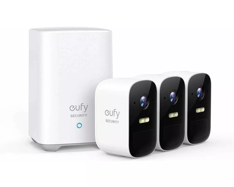 eufy Netzwerkkamera 3 x 2C + HomeBase 2