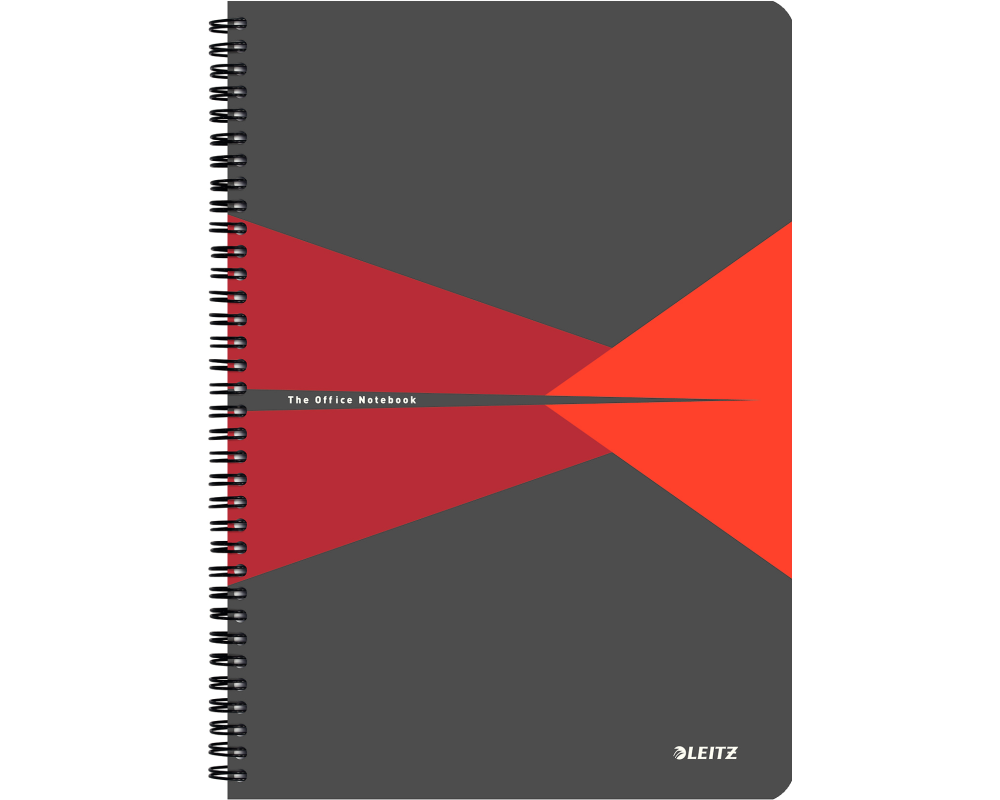 LEITZ Collegeblock Office Card A4 46470025 rot kariert