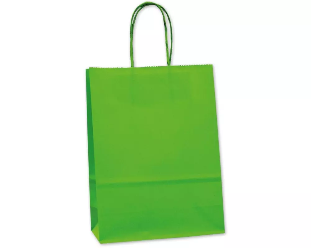 ELCO Geschenktasche 18 x 8 x 24 cm, 25 Stück, Grün