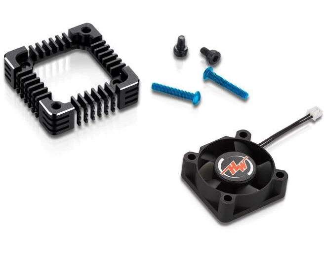 Hobbywing Lüfter & Adapter 3010, Schwarz, für XR10 Pro G2