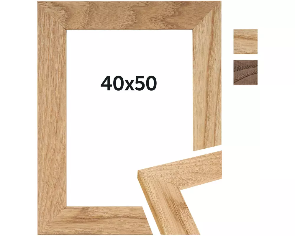 Dörr Bilderrahmen Flat, Hellbraun, 40 x 50 cm
