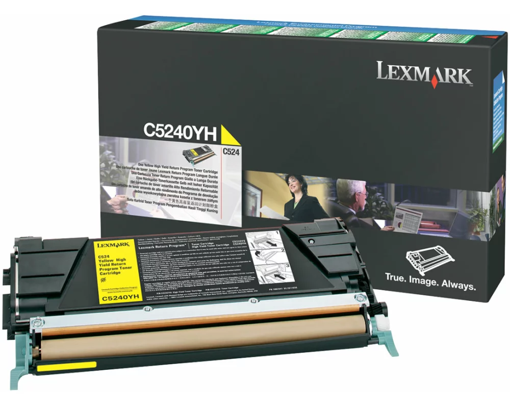 Lexmark C524, C532, C534 Toner yellow high Capacity 5.000 pages Return program
