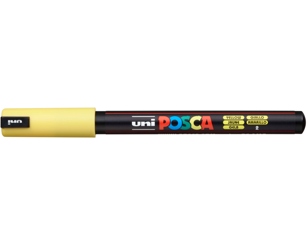 UNI-BALL Fineliner Posca 0.7mm PC1MR YELLOW gelb