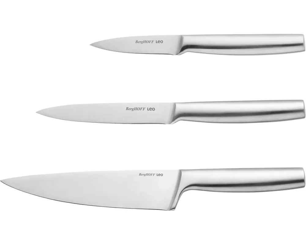 BergHOFF Messer-Set Leo Legacy 3-teilig Silber