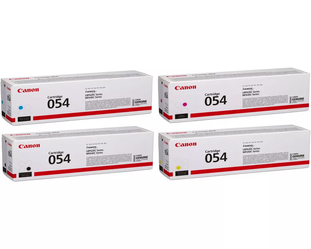 Canon Toner 054 Magenta/Yellow/Black/Cyan