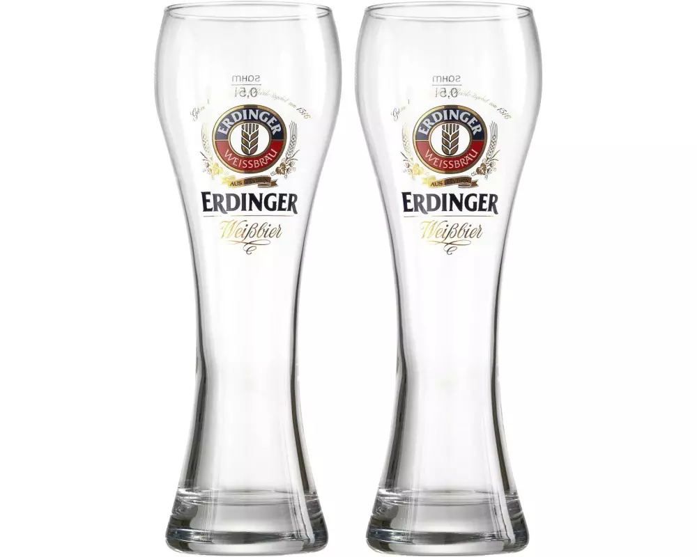 Ritzenhoff & Breker Bierglas Erdinger 500 ml, 2 Stück