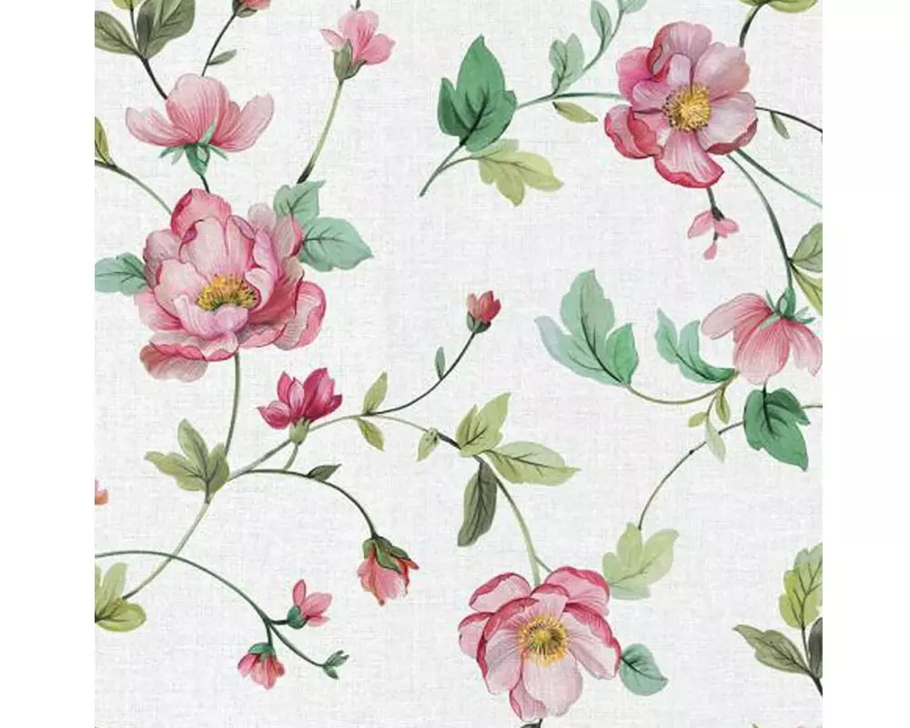 Hubatka Tischdecke Ideal, Heckenrosen, rund, ⌀ 140 cm