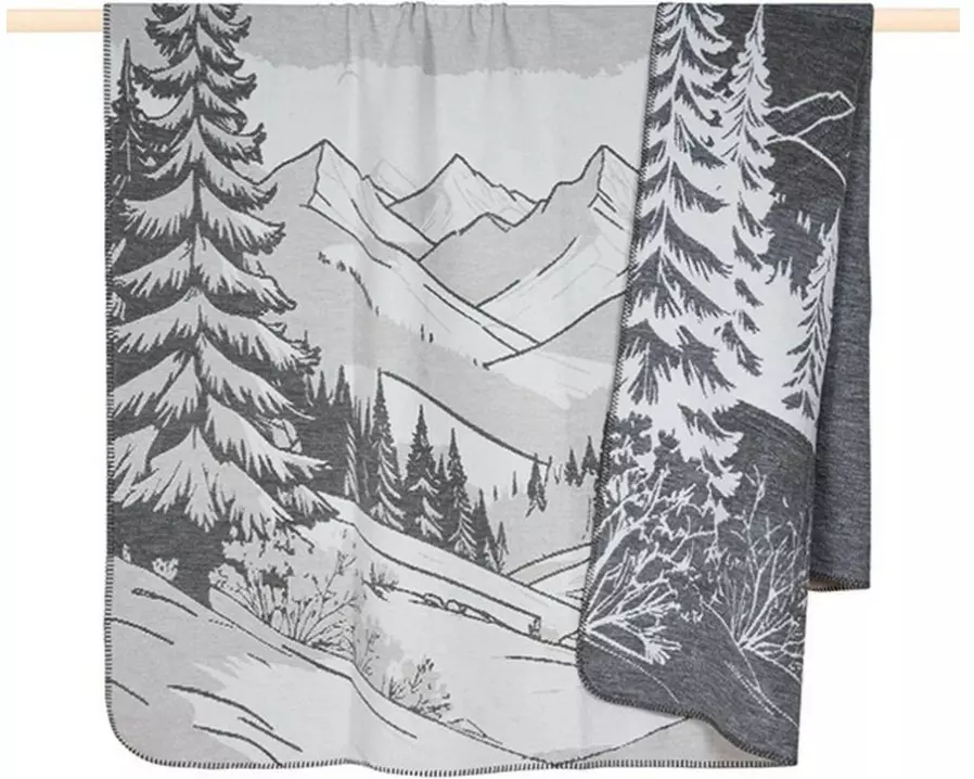 pad Decke Winterland 150 x 200 cm, Beige/Hellgrau
