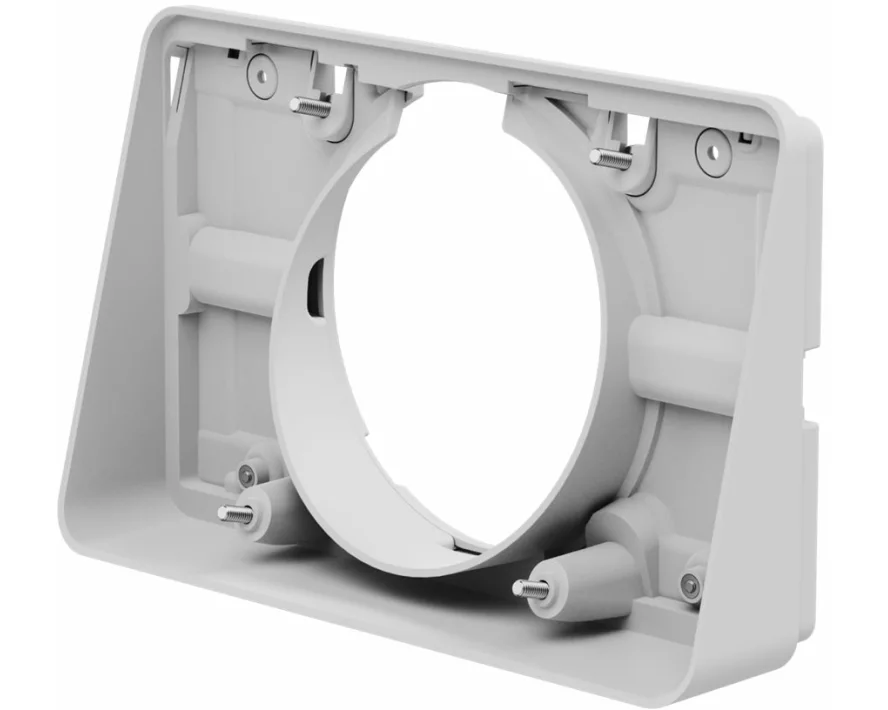 Logitech Mounting kit angle plinth reversible interface 14 viewing angle for meeting room scheduling system off-white