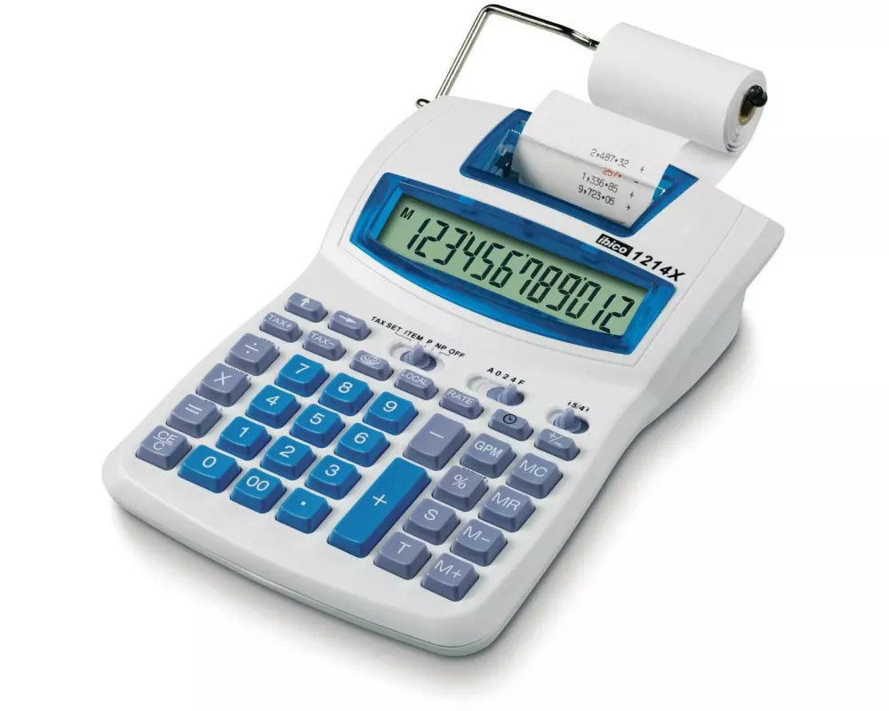 Ibico Bürorechner 1214X mit Druckfunktion