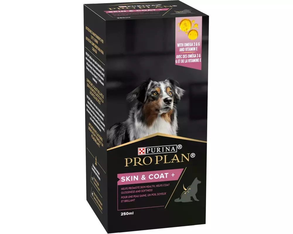 Purina Pro Plan Hunde-Nahrungsergänzung Skin & Coat+ 250 ml