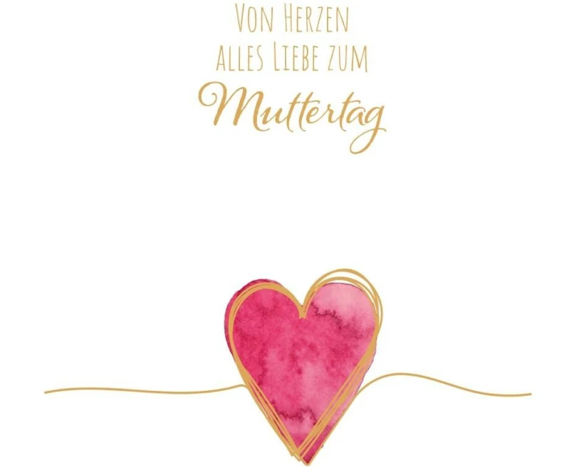 ABC Glückwunschkarte Muttertag 12.5 x 17.6 cm