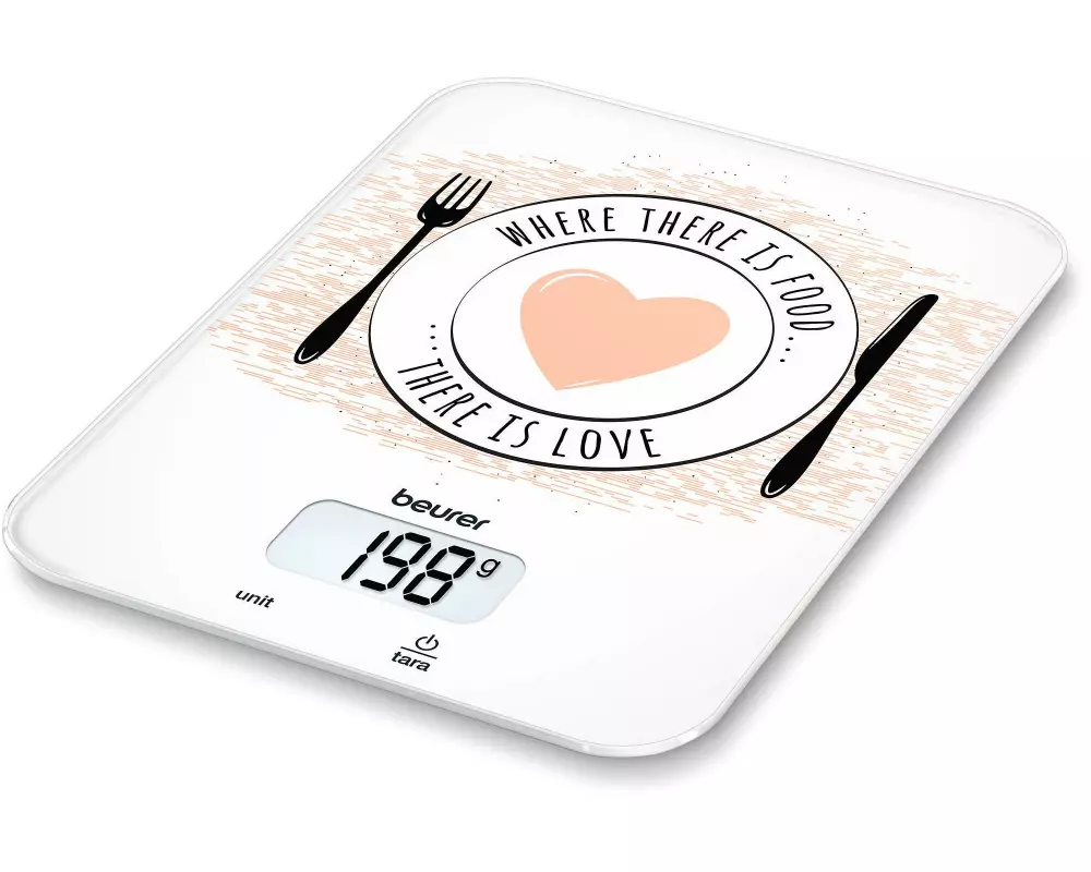 Beurer Küchenwaage KS19 Love Weiss
