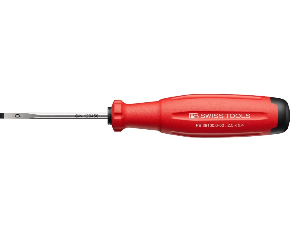 PB Swiss Tools Schlitz-Schraubenzieher SwissGrip Evo 5 mm Schlitz
