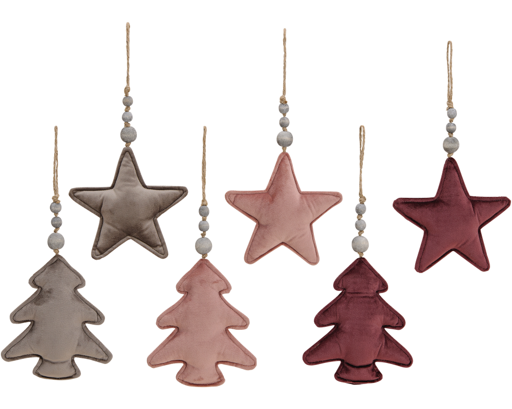 ROOST Weihnachtshänger 10022308 Samt ass.