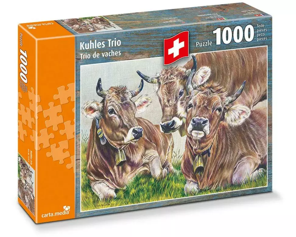 Carta.Media Puzzle Kuhles Trio