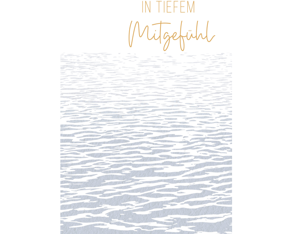 ABC Trauerkarte B6 52000 Stiller See