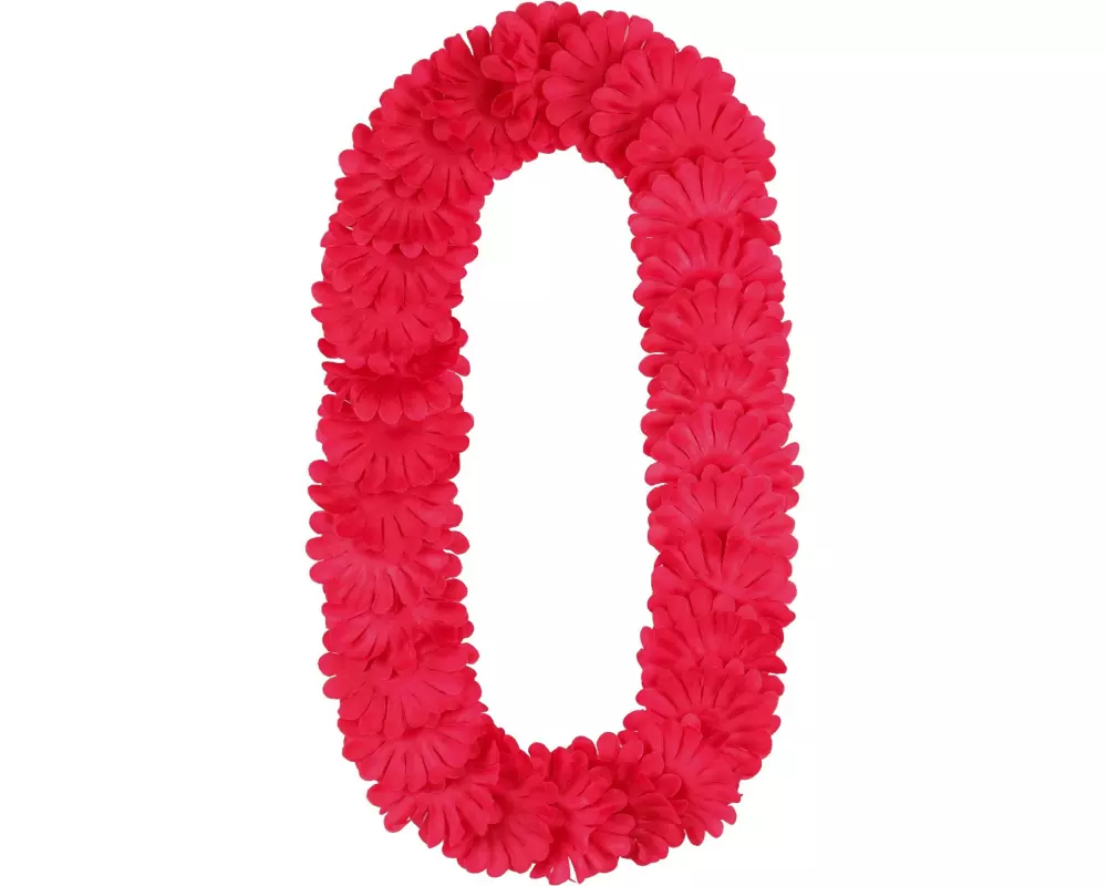 Partydeco Halskette Hawaii 120 cm, Dunkelrosa