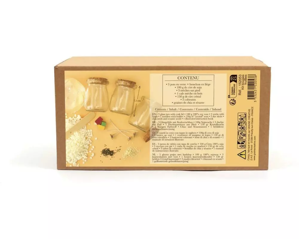 Graine Créative Bastelset Kerzen DIY Kit Früchte