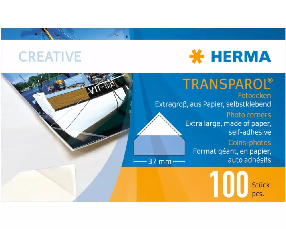 HERMA Fotoecken Extra Gross, 100 Stück