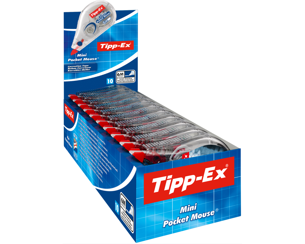 TIPP-EX Mini Pocket Mouse 8922365 10 Stück