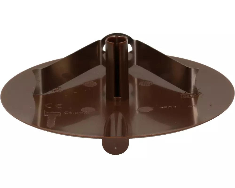 Max Hauri Deckenrosette Rund, Flach, Federbügel, Kabeleinführung