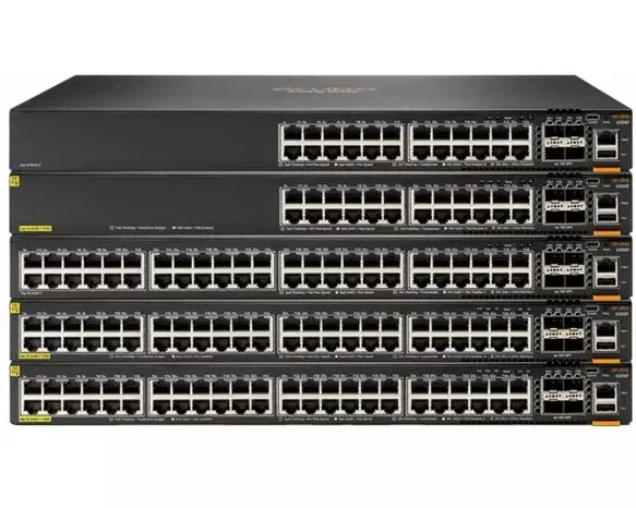 HPE Aruba6200MSwitch, 36G, 4 SFP+ Ports,12x HPE Smart Rate 1G/2.5G/5G, Class 6 PoE, ACL, QoS, OSPF Routing, VSF Stacking