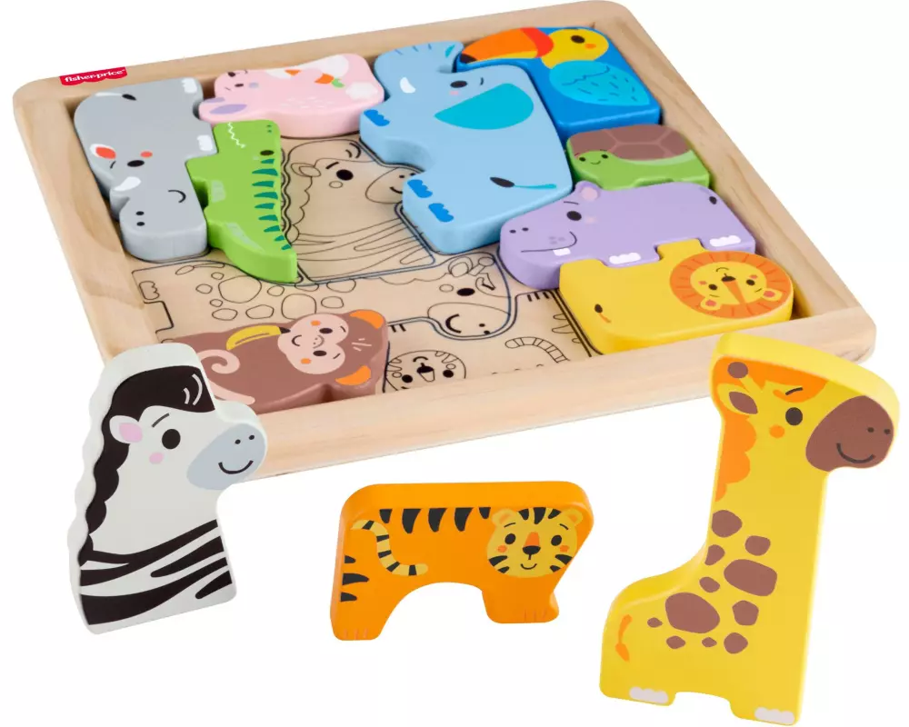 Fisher-Price 2-in-1 Tierwelt aus Holz