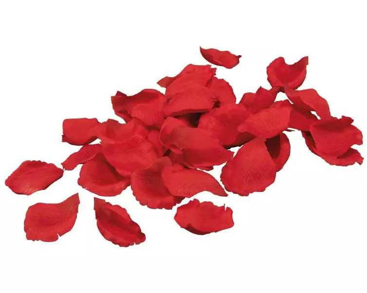 Dekomat AG Kunstblume Rosenblütenblätter 60 Stück, Rot