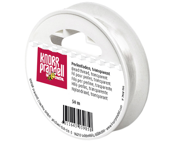 KNORR PRANDELL Perlonfaden 50mx0,50mm 8048509 weiss
