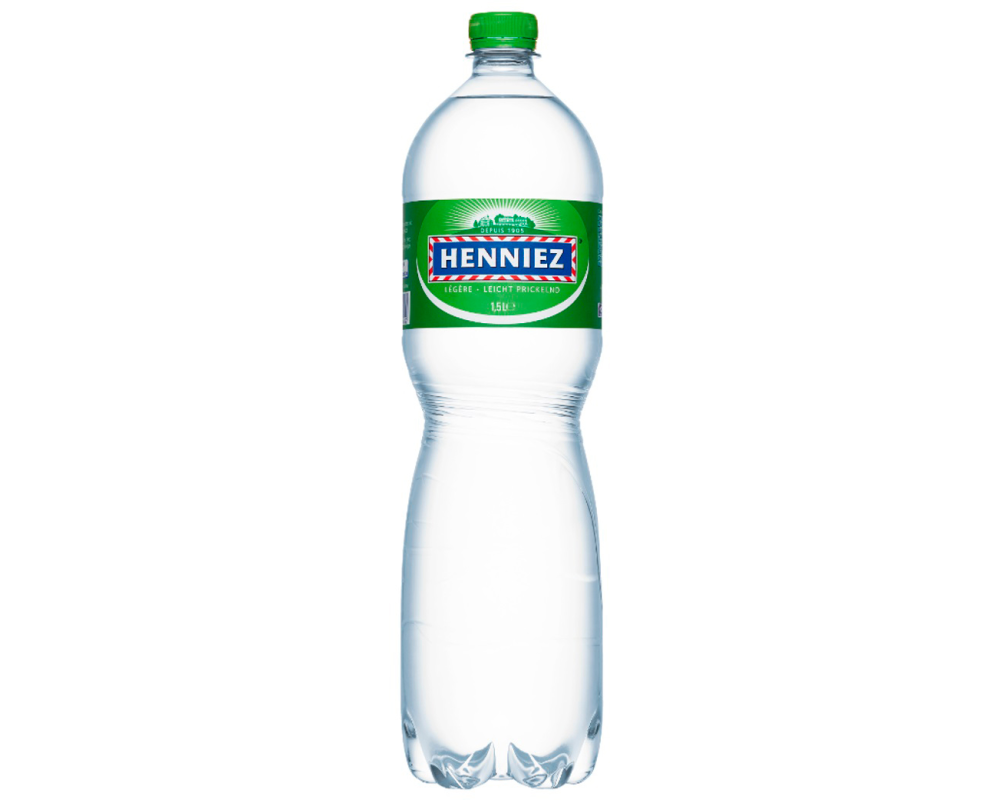 HENNIEZ grün, wenig Kohlensäure, Pet 129400000145 150 cl, 6 Stk.