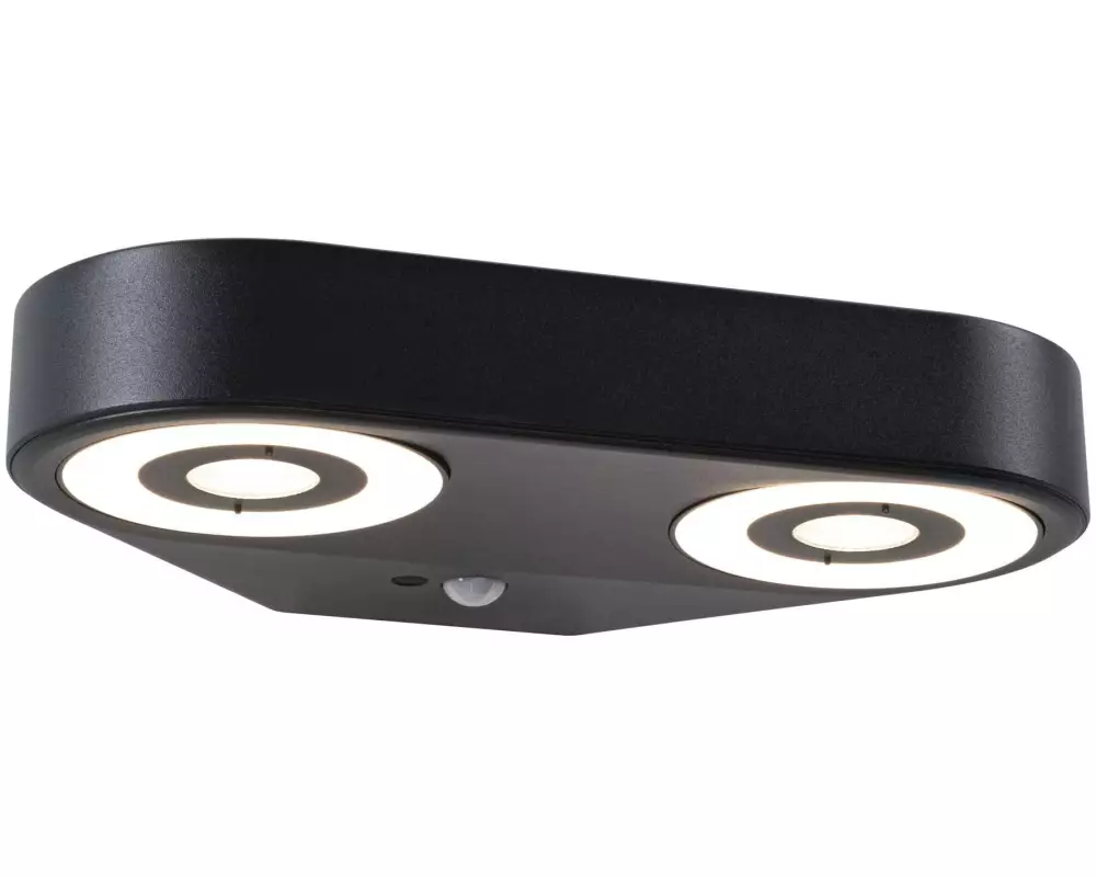 Paulmann LED Aussenwandleuchte Silma Bewegungsmelder Anthrazit