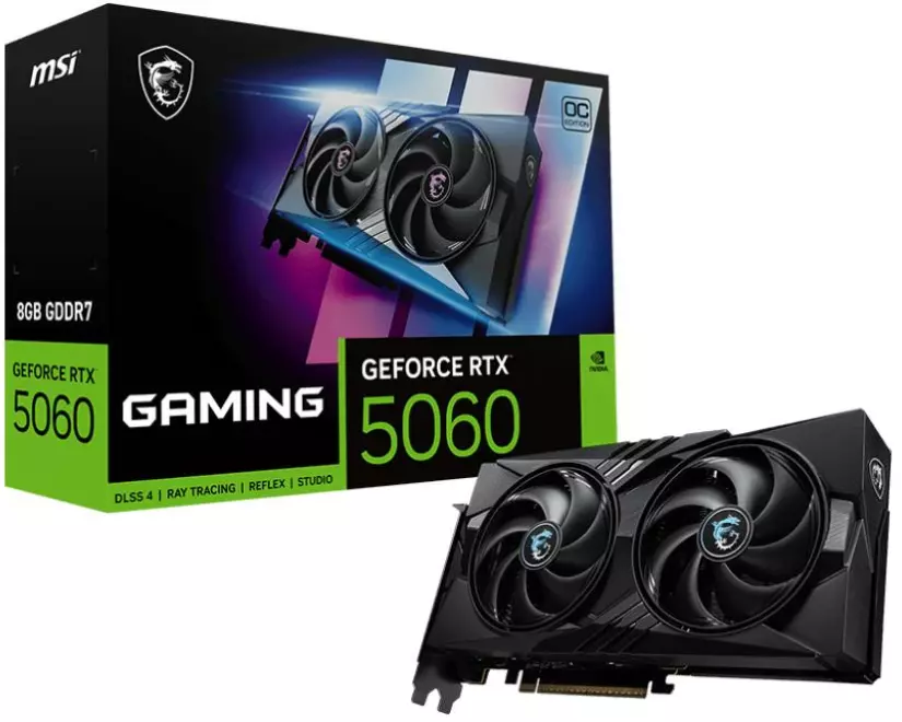 MSI Grafikkarte GeForce RTX 5060 8G GAMING OC