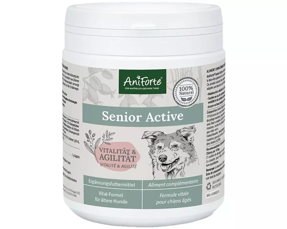 AniForte Hunde-Nahrungsergänzung Senior Active, 250 g